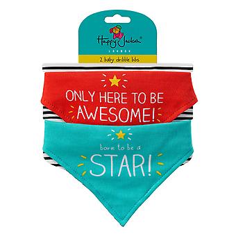 Geboren ein Stern / Super - Baby-Lätzchen von glücklich Jackson