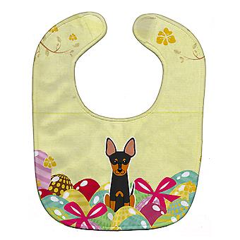 Carolines Ostereier Schätze BB6109BIB englischen Toy Terrier Baby Lätzchen