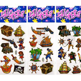 360-Packs von Piraten Aufkleber