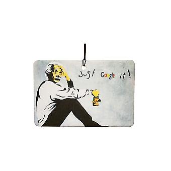 Banksy gerade Google es Auto Lufterfrischer